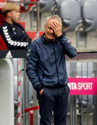 Bilder des Jahres 2020, Sport 06 Juni Sport Themen der Woche KW25 Sport Bilder des Tages Trainer Christain Streich Fussball 1.Bundesliga FC BAYERN MUENCHEN - SC FREIBURG Muenchen, Deutschland, 20 . Juni 2020, , FC BAYERN MUENCHEN - SC FREIBURG , 1.Bundesliga, Saison 2019 2020, 33.Spieltag, Foto: Hans Rauchensteiner Pool Abdruck honorarpflichtig, Copyright by Foto RAUCHENSTEINER, , Important: DFL REGULATIONS PROHIBIT ANY USE OF PHOTOGRAPHS as IMAGE SEQUENCES and or QUASI-VIDEO - National and international News-Agencies OUT Editorial Use ONLY Muenchen Allianz Arena Bayern Deutschland