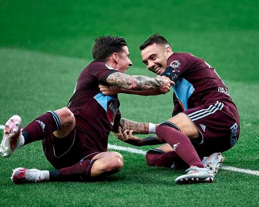 Bilder des Jahres 2020, Sport 06 Juni Sport Themen der Woche KW26 Sport Bilder des Tages Spanish La Liga soccer match Real Sociedad vs Celta at Reale Arena, Anoeta Stadium, San Sebastian, Gipuzkoa, June 24, 2020 La Liga Cordon Press Cordon Press