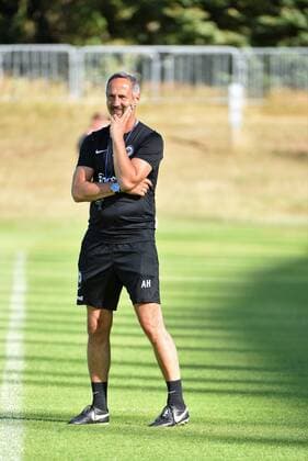 Sport Themen der Woche KW31 Sport Bilder des Tages 29.07.2020 Frankfurt am Main, Deutsche Bank Park Fussball, 1. Bundesliga, Saison 2020 2021 Eintracht Frankfurt (SGE) Trainingsauftakt Trainer Adi Hütter (Eintracht Frankfurt) emspor, DFL regulations prohibit any use of photographs as image sequences and or quasi-video
