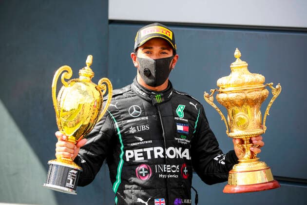 Bilder des Jahres 2020, Sport 08 August Sport Themen der Woche KW31 Sport Bilder des Tages Motorsports: FIA Formula One World Championship, WM, Weltmeisterschaft 2020, Grand Prix of Great Britain Motorsports: FIA Formula One World Championship 2020, Grand Prix of Great Britain, 44 Lewis Hamilton (GBR, Mercedes-AMG Petronas Formula One Team),