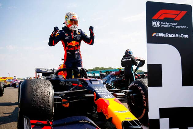 Bilder des Jahres 2020, Sport 08 August Sport Themen der Woche KW32 Sport Bilder des Tages Motorsports: FIA Formula One World Championship, WM, Weltmeisterschaft 2020, Grand Prix of 70th Anniversary Motorsports: FIA Formula One World Championship 2020, Grand Prix of 70th Anniversary, 33 Max Verstappen (NLD, Aston Martin Red Bull Racing),