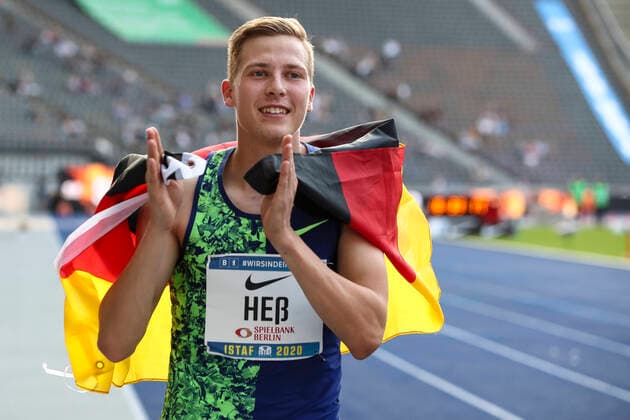 Bilder des Jahres 2020, Sport 09 September Sport Themen der Woche KW37 ISTAF; Berlin, 13.09.2020 Max Hess (GER); ISTAF am 13.09.2020 im Olympiastadion in Berlin (GER). Copyright: xBEAUTIFULxSPORTS AxelxKohringx