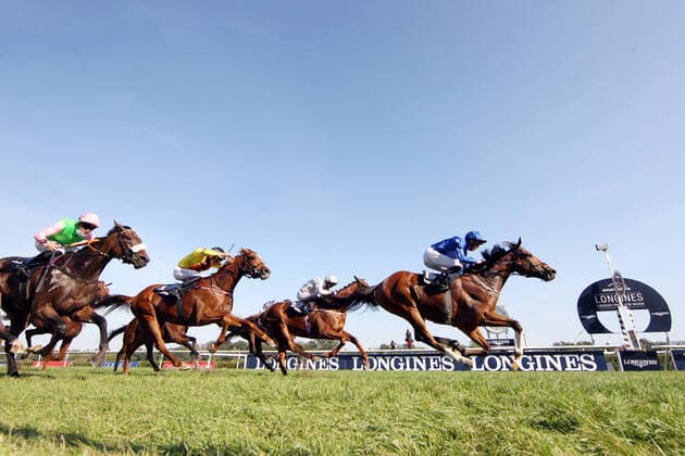 Bilder des Jahres 2020, Sport 09 September Sport Themen der Woche KW37 Sport Bilder des Tages 13.09.2020, Iffezheim, Baden-Wuerttemberg, GER - Barney Roy with James Doyle up wins the 148. Longines Grosser Preis von Baden. Galopprennbahn Baden-Baden, Iffezheim. () 200913D634IFFEZHEIM.JPG