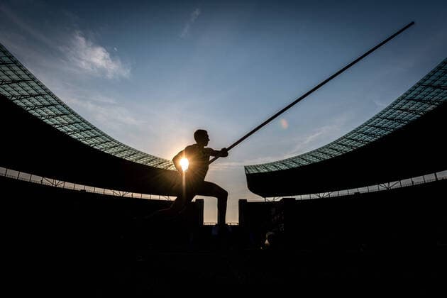 Bilder des Jahres 2020, Sport 09 September Sport Themen der Woche KW37 Leichtathletik Berlin 13.09.2020 ISTAF Berlin Stabhochsprung Piotr Lisek (POL)