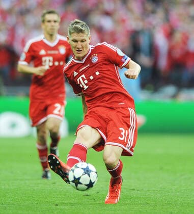 Championsleague Finale: Borussia Dortmund - FC Bayern Muenchen 25.05.2013 . Bastian Schweinsteiger (FCB).