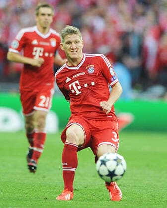 Championsleague Finale: Borussia Dortmund - FC Bayern Muenchen 25.05.2013 . Bastian Schweinsteiger (FCB) Aktion