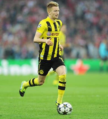 Championsleague Finale: Borussia Dortmund - FC Bayern Muenchen 25.05.2013 . Marco Reus (BvB) Aktion , Freisteller
