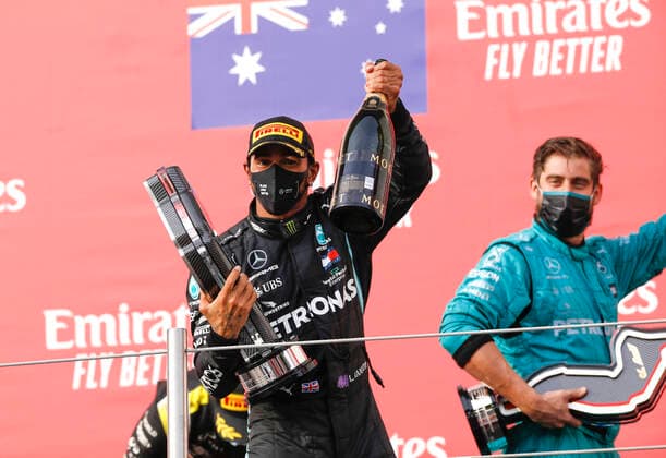 Bilder des Jahres 2020, Sport 11 November Sport Themen der Woche KW44 Motorsports: FIA Formula One World Championship, WM, Weltmeisterschaft 2020, Grand Prix of Emilia Romagna, 44 Lewis Hamilton (GBR, Mercedes-AMG Petronas Formula One Team), Imola Italy
