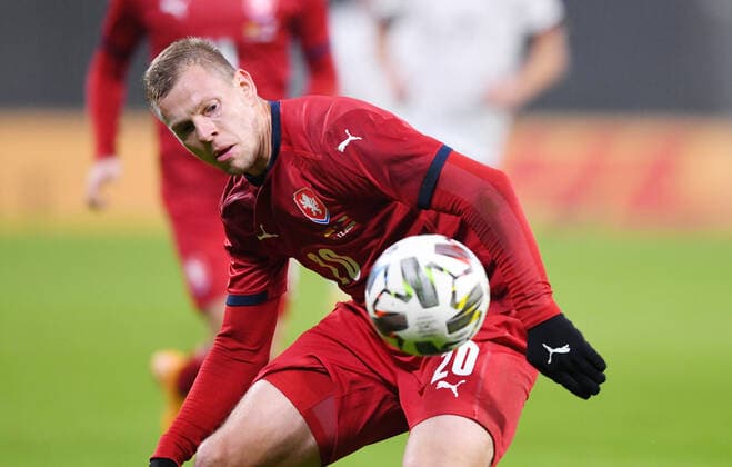 Fussball International Testspiel in Leipzig 11.11.2020 Deutschland - Tschechische Republik Matej Vydra (Tschechische Republik)