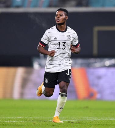 Fussball International Testspiel in Leipzig 11.11.2020 Deutschland - Tschechische Republik Bote Nzuzi Ridle Baku (Deutschland)