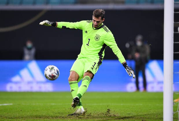 Fussball International Testspiel in Leipzig 11.11.2020 Deutschland - Tschechische Republik Torwart Kevin Trapp (Deutschland)