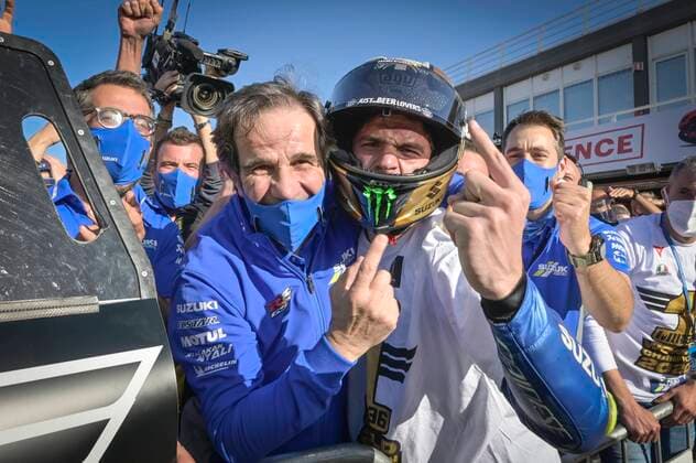 Bilder des Jahres 2020, Sport 11 November Sport Themen der Woche KW46 Sport Bilder des Tages Races at MotoGP Grand Prix Motul de la Comunidad Valenciana at Ricardo Tormo Circuit of Cheste, Valencia. November 15, 2020 Carreras del Gran Premio Motul de la Comunidad Valenciana de MotoGP en el circuito Ricardo Tormo de Cheste, Valencia. 15 de Noviembre de 2020 Spain Joan Mir POOL MotoGP.com Cordon Press Cordon Press