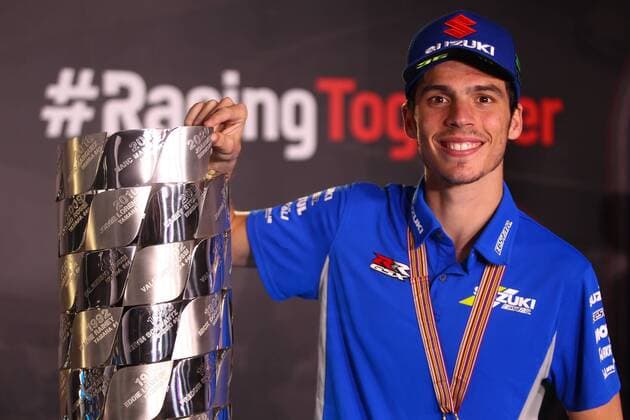 Bilder des Jahres 2020, Sport 11 November Sport Themen der Woche KW47 Sport Bilder des Tages 2020 FIM MotoGP? Prize Giving: Champions and winners rewarded in Portimao. November 22, 2020 Entrega de premios FIM MotoGP ? 2020: Campeones y ganadores premiados en Portimao, 22 de Noviembre de 2020 Joan Mir POOL MotoGP.com Cordon Press Cordon Press