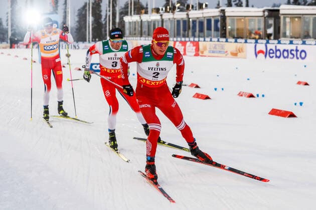Bilder des Jahres 2020, Sport 11 November Sport Themen der Woche KW48 Sport Bilder des Tages 201129 Johannes Hosflot Klaebo of Norway, Emil Iversen of Norway and Alexander Bolshunov of Russia during the men s Cross Country Skiing 15 km during the FIS Cross-Country World Cup on November 29, 2020 in Ruka. Photo: Tomi Hänninen BILDBYRAN COP 211 XX0010 skidor cross-country skiing fis world cup ruka men s 15 km bbeng Copyright: TOMIxHÄNNINEN BB201129BB220