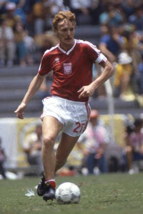 Zbigniew Boniek, Polen, POL, Einzelaktion mit Ball, undatierte Aufnahme, bei der Fussball WM Weltmeisterschaft 1986 in Mexiko,