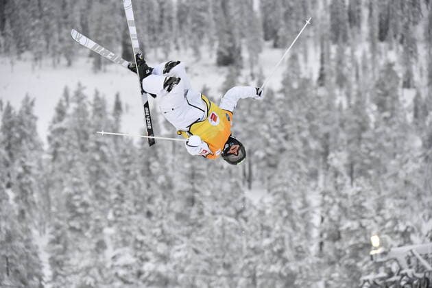 Bilder des Jahres 2020, Sport 12 Dezember Sport Themen der Woche KW50 Sport Bilder des Tages IDRE 20201212 Perrine Laffont of France compete to win woman s World Cup freestyle Mogul event at Idre Saturday Dec. 12, 2020. Idre Sweden x75401x