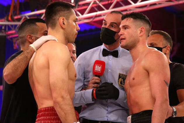 Bilder des Jahres 2020, Sport 12 Dezember Sport Bilder des Tages BOXEN: Universum Boxpromotion, Hamburg, 19.12.2020 Felix Sturm (GER) - Timo Rost (GER)