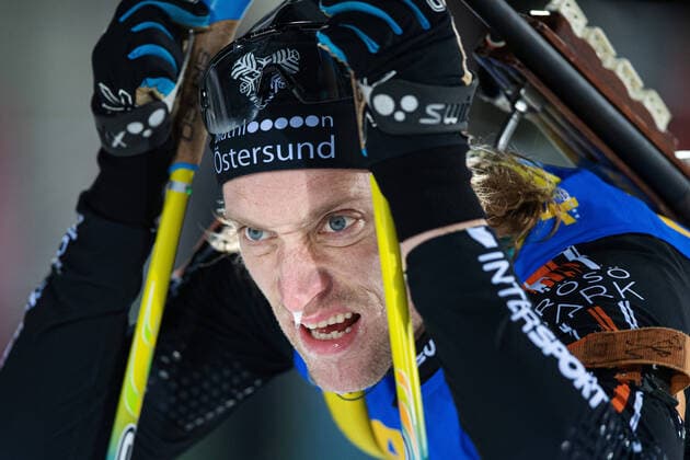 Bilder des Jahres 2020, Sport 12 Dezember 201220 Biathlon Östersunds Torstein Stenersen efter skidskyttetävlingen ATG-Sprinten, en observationstävling för uttagning till världscupen och IBU Cup, den 20 december 2020 i Östersund. Copyright: JOELxMARKLUND BB201220JM055