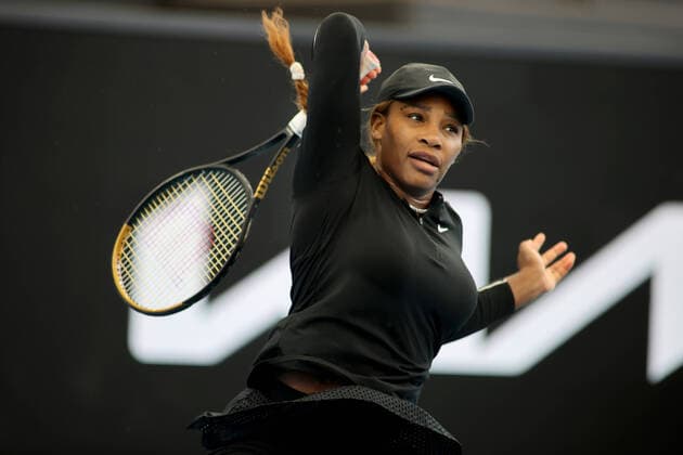 Sport Themen der Woche KW04 TENNIS DAY AT THE DRIVE, Serena Williams of the USA against Naomi Osaka of Japan during the A Day at the Drive tennis event at Memorial Drive Tennis Centre in Adelaide, Friday, January 29, 2021. ( NO ARCHIVING, EDITORIAL USE ONLY, NO USE IN BOOKS WITHOUT CONSENT ADELAIDE SA AUSTRALIA  Copyright: xKELLYxBARNESx 20210129001516851460