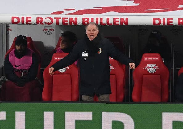 Bilder des Jahres 2021, Sport 02 Februar Sport Themen der Woche KW06 Fussball, Herren, Saison 2020 2021, 1. Bundesliga (21. Spieltag), RB Leipzig - FC Augsburg (2:1), Manager Stefan Reuter (Augsburg), 12.02. 2021, Copyright: xMatthiasxKochx