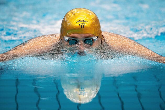 Bilder des Jahres 2021, Sport 04 April Sport Themen der Woche KW14 Sport Bilder des Tages 210408 Marco Koch of Germany competes in the men?s 200m Breaststroke final during day one of Swim Open on April 8, 2021 in Stockholm. Photo: Simon Hastegard BILDBYRAN kod SH SH0091 simning swimming swim open day 1 bbeng malmsten swim open Copyright: SIMONxHASTEGARD BB210408SH113