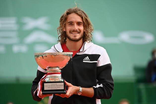Bilder des Jahres 2021, Sport 04 April Sport Themen der Woche KW15 Sport Bilder des Tages 2021 Monte Carlo Open Stefanos Tsitsipas , Greece