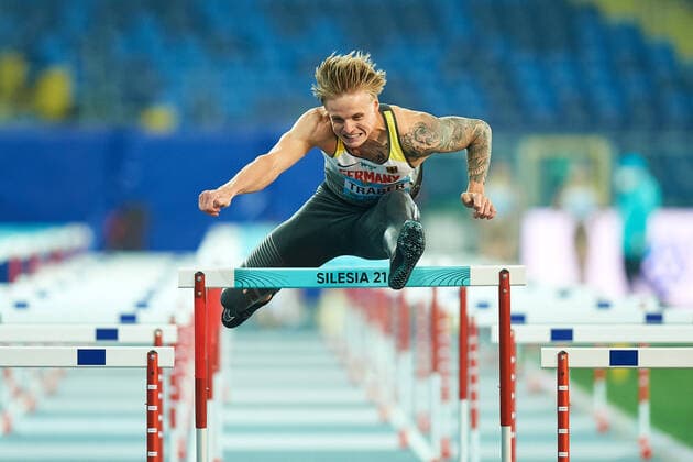 Bilder des Jahres 2021, Sport 05 Mai Sport Themen der Woche KW17 Sport Bilder des Tages Silesia World Relays 2021; Chorzow Poland, 01-02.05.2021 Gregor Traber (GER) Copyright: xBEAUTIFULxSPORTS Internationalx