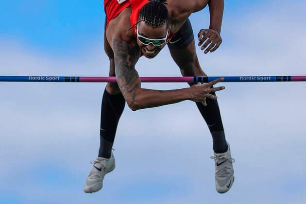 Bilder des Jahres 2021, Sport 05 Mai Sport Themen der Woche KW20 56. Internationales Pfingstsportfest; Rehlingen-Siersburg, 23.05.2021 Bo Kanda Lita Baehre (TSV Bayer 04 Leverkusen); 56. Internationales Pfingstsportfest am 23.05.2021 im Bungertstadion, Saarland. Copyright: xBEAUTIFULxSPORTS AxelxKohringx