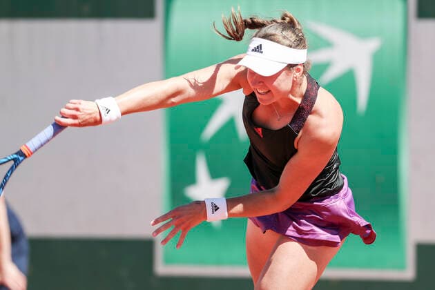 TENNIS - French Open 2021 PARIS,FRANCE,31.MAY.21 - TENNIS - WTA, Tennis Damen Tour, French Open, Roland Garros, Grand Slam. Image shows Rebecca Peterson (SWE).  GEPAxpictures xPatrickxSteiner