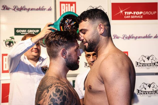 Bilder des Jahres 2021, Sport 06 Juni Sport Themen der Woche KW24 Sport Bilder des Tages Boxen: Universum Boxpromotion, Boxgala, Waage, Hamburg, 18.06.2021 WBC-International Silver Heaveyweight-Title: Senad Gashi ( GER) - Hussein Muhamed (GER)