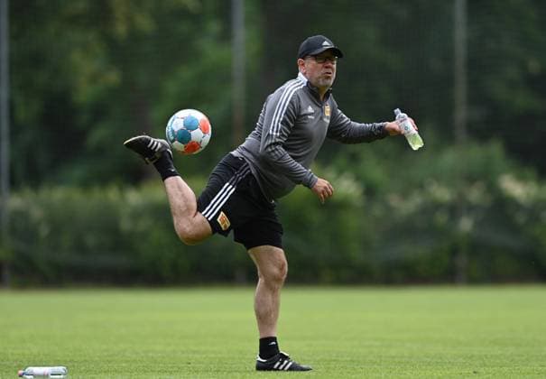 Bilder des Jahres 2021, Sport 07. Juli Sport Themen der Woche KW26 Sport Bilder des Tages Fussball, Herren, Saison 2021 2022, 1. Bundesliga, 1. FC Union Berlin, Trainingslager in Bad Saarow, Training in Reichenwalde, Trainer Urs Fischer (1. FC Union), 03.07. 2021, Copyright: xMatthiasxKochx