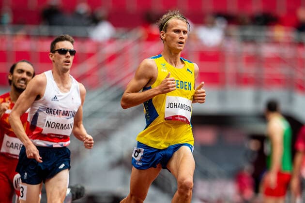 210730 Vidar Johansson of Sweden competes in men s 3000 meter steeplechase qualification during day 7 of the Tokyo 2020 Olympic Games, Olympische Spiele, Olympia, OS on July 30, 2021 in Tokyo. Photo: Vegard Wivestad Grott BILDBYRAN kod VG VG0147 friidrott athletics friidrett olympic games olympics os ol olympiska spel olympiske leker tokyo2020 tokyo 2020 tokyo-os tokyo-ol bbeng sverige sweden Copyright: VEGARDxWIVESTADxGRoTT BB210730VG076