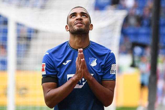 Bilder des Jahres 2021, Sport 08. August Sport Themen der Woche KW33 Sport Bilder des Tages 22.08.2021, xmeix, 1.Fussball Bundesliga, TSG 1899 Hoffenheim - 1.FC Union Berlin, emspor. v.l.n.r, Kevin Akpoguma (TSG 1899 Hoffenheim) (DFL DFB REGULATIONS PROHIBIT ANY USE OF PHOTOGRAPHS as IMAGE SEQUENCES and or QUASI-VIDEO) emspor Sinsheim