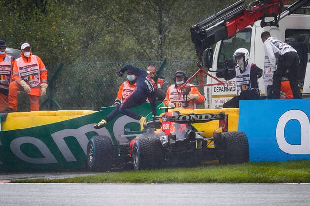 Bilder des Jahres 2021, Sport 08. August Sport Themen der Woche KW34 11 Sergio Perez (MEX, Red Bull Racing), F1 Grand Prix of Belgium at Circuit de Spa-Francorchamps on August 29, 2021 in Spa-Francorchamps, Belgium. (Photo by HOCH ZWEI) Spa-Francorchamps Belgium