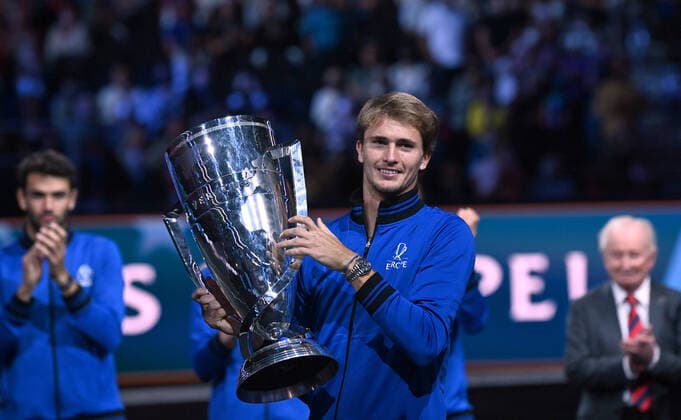 Bilder des Jahres 2021, Sport 09 September Sport Themen der Woche KW38 2021 Laver Cup Team Europe Alexander Zverev , Germany
