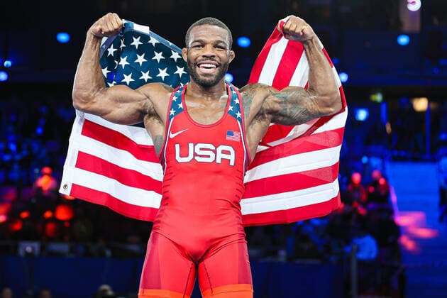 Bilder des Jahres 2021, Sport 10 Oktober Sport Themen der Woche KW40 Sport Bilder des Tages Wrestling World Championships FS 79kg - Jordan Ernest BURROUGHS (USA) Oslo Norway Copyright: xUnitedxWorldxWrestlingx xKadirxCaliskanx