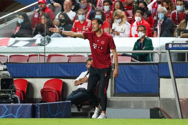 Sport Themen der Woche KW42 Sport Bilder des Tages Co-Trainer Dino Toppmoeller (FC Bayern Muenchen) (FC Bayern Muenchen), Benfica Lissabon vs. FC Bayern Muenchen, Champions League, Vorrunde, 20.10.2021 Lissabon Lissabon Portugal