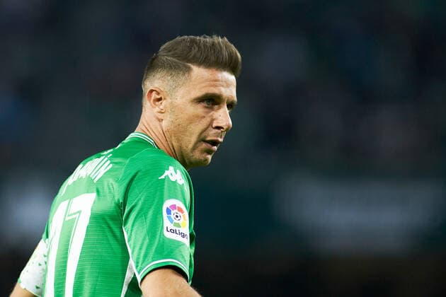 October 27, 2021, SEVILLA, SEVILLA, SPAIN: Joaquin Sanchez of Real Betis looks on during the spanish league, La Liga Santander, football match played between Real Betis and Valencia CF at Benito Villamarin stadium on October 27, 2021, in Sevilla, Spain. SEVILLA SPAIN - ZUMAa181 20211027_zaa_a181_111 Copyright: xJoaquinxCorcherox