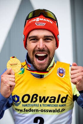 Bilder des Jahres 2021, Sport 10 Oktober Sport Themen der Woche KW43 Sport Bilder des Tages 30.10.2021, GER,Siegerehrung Deutsche Meisterschaften Nordische Kombination Herren 2021 RYDZEK Johannes (SC Oberstdorf ZST)