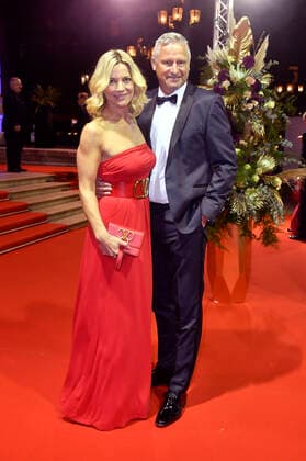Anna Posch und Stefan Blöcher beim 39. Deutschen SportpresseBall 2021 in der Alten Oper. Frankfurt, 06.11.2021
