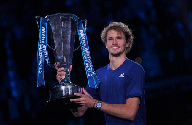 Bilder des Jahres 2021, Sport 11 November Sport Themen der Woche KW46 Sport Bilder des Tages 2021 ATP, Tennis Herren FINALS Torino Alexander Zverev , Germany