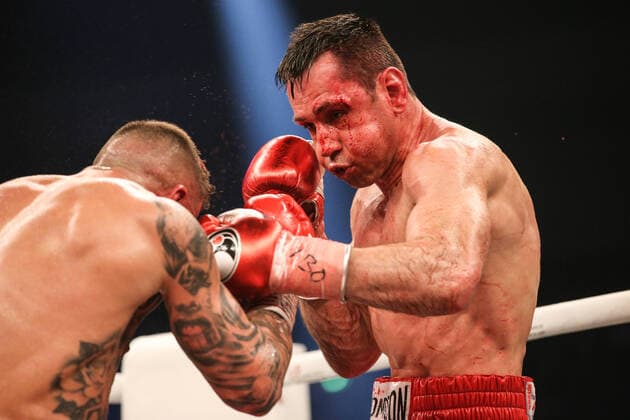 Bilder des Jahres 2022, Sport 03 März Sport Themen der Woche KW12 Boxen: LIB Boxpromotion, Dortmund, 26.03.2022 IBO-Weltmeisterschaft Eliminator: Felix Sturm (GER) - Istvan Szili (SUI) Dortmund Germany