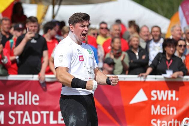 Bilder des Jahres 2022, Sport 05 Mai Sport Themen der Woche KW20 Halplus Werfertage, 09.02.2022 Halplus Hallesche Werfertage, am 21.05.2022 auf der Sportzentrum Brandberge, Halle Saale. Im Bild: Storl, David (GER, SC DHfK Leipzig) Copyright: xBEAUTIFULxSPORTS JanxKaeferx