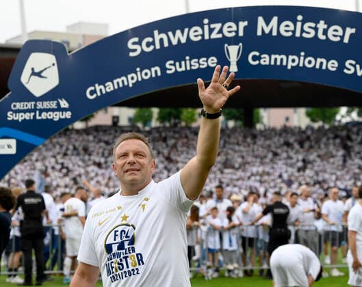 Trainer Andre Breitenreiter, FCZ, FC Zuerich - FC Luzern, Super League, Fussball, 22.05.2022