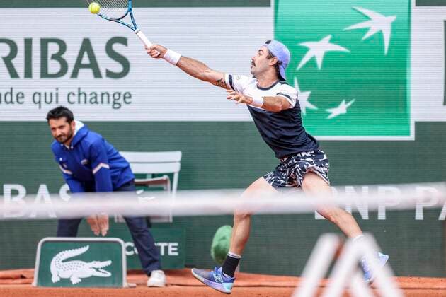 TENNIS - French Open 2022 PARIS,FRANCE,23.MAY.22 - TENNIS - ATP, Tennis Herren World Tour, French Open, Roland Garros, Grand Slam. Image shows Jordan Thompson (AUS).  GEPAxpictures xPatrickxSteiner