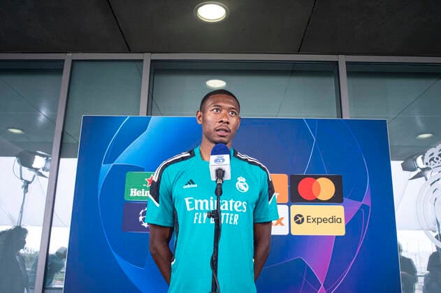 24.05.2022, Madrid, Spain. David Alaba of Real Madrid CF is interviewed during open media day Real Madrid at Ciudad deportiva Real Madrid on 24 Mal 2022 in Madrid Spain. Madrid Ciudad deportiva Real Madrid Community of Madrid Spain Copyright: xJustPictures.ch Eurasiax-xAlvaroxMedrandax
