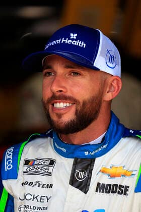CHARLOTTE, NC - MAY 28: Ross Chastain ( 1 TrackHouse Racing Advent Health Chevrolet) talks with his crew prior to practice for the NASCAR, Motorsport, USA Cup Series Coca-Cola 600 on May 28, 2022 at Charlotte Motor Speedway in Charlotte NC. (Photo by Jeff Robinson Icon Sportswire) AUTO: MAY 28 NASCAR Cup Series Coca-Cola 600 Icon2205284562600