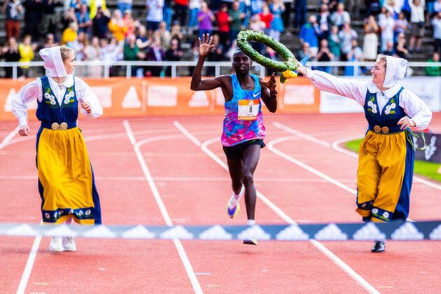 Sport Themen der Woche KW22 Sport Bilder des Tages 220604 Kenyas Felix Kirwa vinner Stockholm Marathon den 4 juni 2022 i Stockholm. Copyright: KENTAxJÖNSSON BB220604KJ037