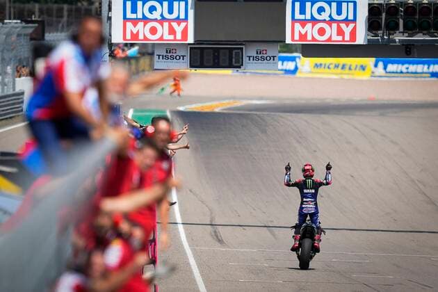 Sport Themen der Woche KW24 Races of MotoGP Liqui Moly Motorrad Grand Prix Deutschland at Sachsenring Circuit. June 19, 2022 In picture: Fabio Quartararo Carreras del Gran Premio Liqui Moly Motorrad de MotoGP de Alemania en el Circuito de Sachsenring, 19 de Junio de 2022 POOL MotoGP.com Cordon Press Images will be for editorial use only. Mandatory credit: MotoGP.com Cordon Press