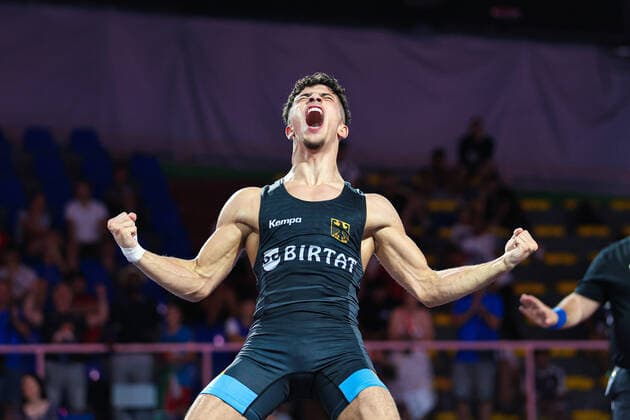 Sport Themen der Woche KW26 Sport Bilder des Tages Wrestling U17, U 17 European Championships 55kg GR - Georgios SCARPELLO (GER) Roma Italia